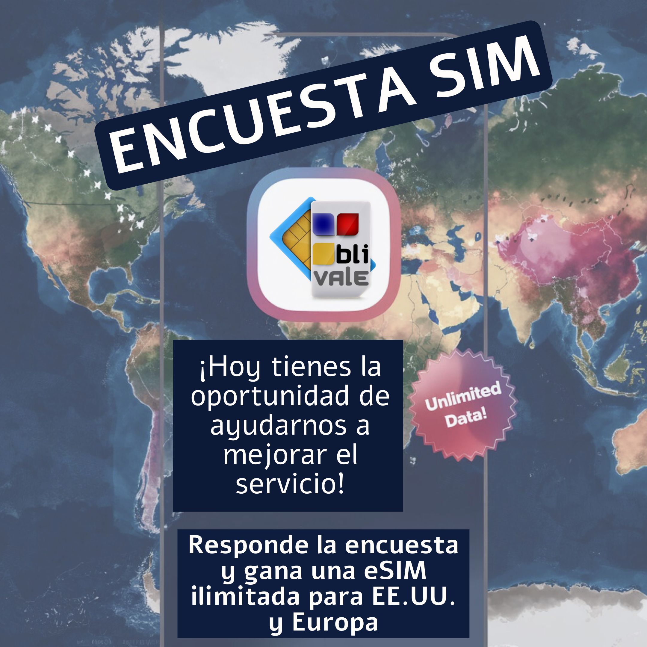 blivale_image_es_SIM_survey Participa en nuestra encuesta y tendrás la oportunidad de ganar una eSIM ilimitada, utilizable en Europa y EE.UU