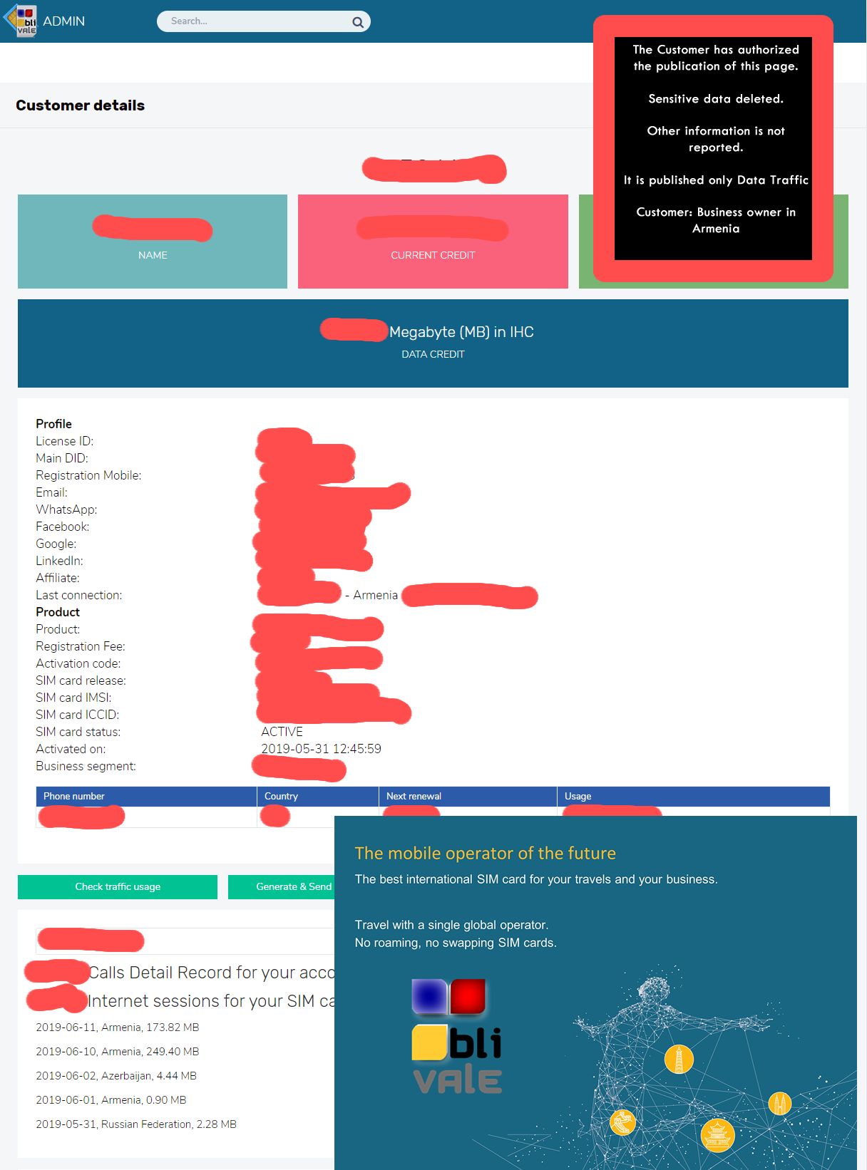 blivale_example_data_and_voice_traffic_Pagina_2 Case Studies: CEO / Owner of Company in Armenia