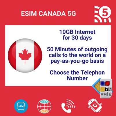 blivale_en_esim_canada_5g_onetime_10gb_internet_50_minutes_telephon_number_1080x1080 eSIM per CANADA (CA) con 10 GB e 50 minuti e numero di telefono