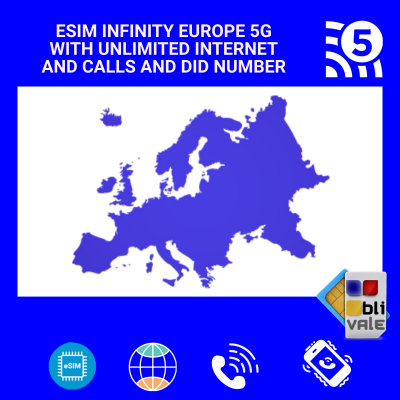blivale_en_esim_europe_5g_unlimited_internet_calls_did_number_1080x1080 BLIVALE eSIM Infinity Europe 5G con Internet e chiamate illimitate