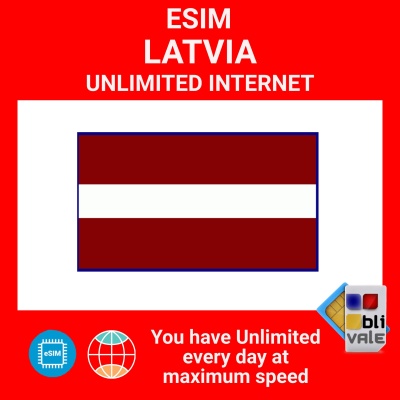 blivale_en_esim_new_latvia_unlimited_1080x1080 eSIM per LETTONIA (LV) Unlimited