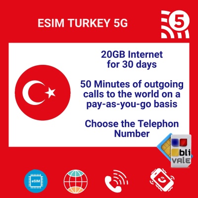 blivale_en_esim_turkey_5g_20gb_internet_50_minutes_telephon_number_1080x1080 eSIM per TURCHIA (TR) con 20 GB e 50 minuti e numero di telefono