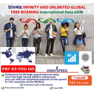 blivale_image_pay_as_you_go_infinity_world_esim_unlimited_free_roaming_gb_calls_worldwide BLIVALE eSIM Infinity World 5G With Unlimited Internet And Calls